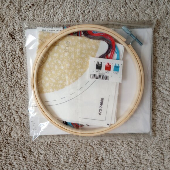 New, Two Embroidery Kits, "Enjoy the Ride" and "Flamingo" - Picture 4 of 5